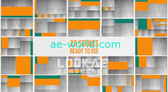 PR模板-22种视频分屏动画预设 Split Screen Constructor Premiere